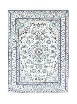 Tapis persan - Nain - 200 x 144 cm - blanc naturel