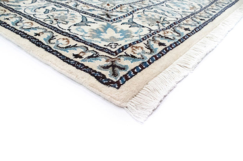 Tapis persan - Nain - 200 x 144 cm - blanc naturel