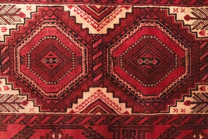 Tapis de couloir Tapis Belutsch - 178 x 103 cm - rouge