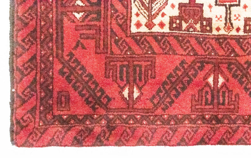 Tapis de couloir Tapis Belutsch - 178 x 103 cm - rouge