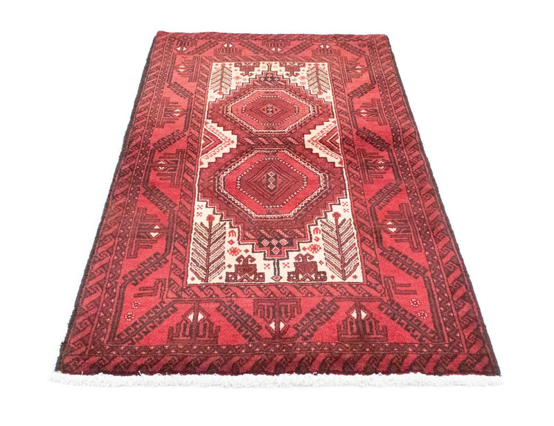 Tapis de couloir Tapis Belutsch - 178 x 103 cm - rouge