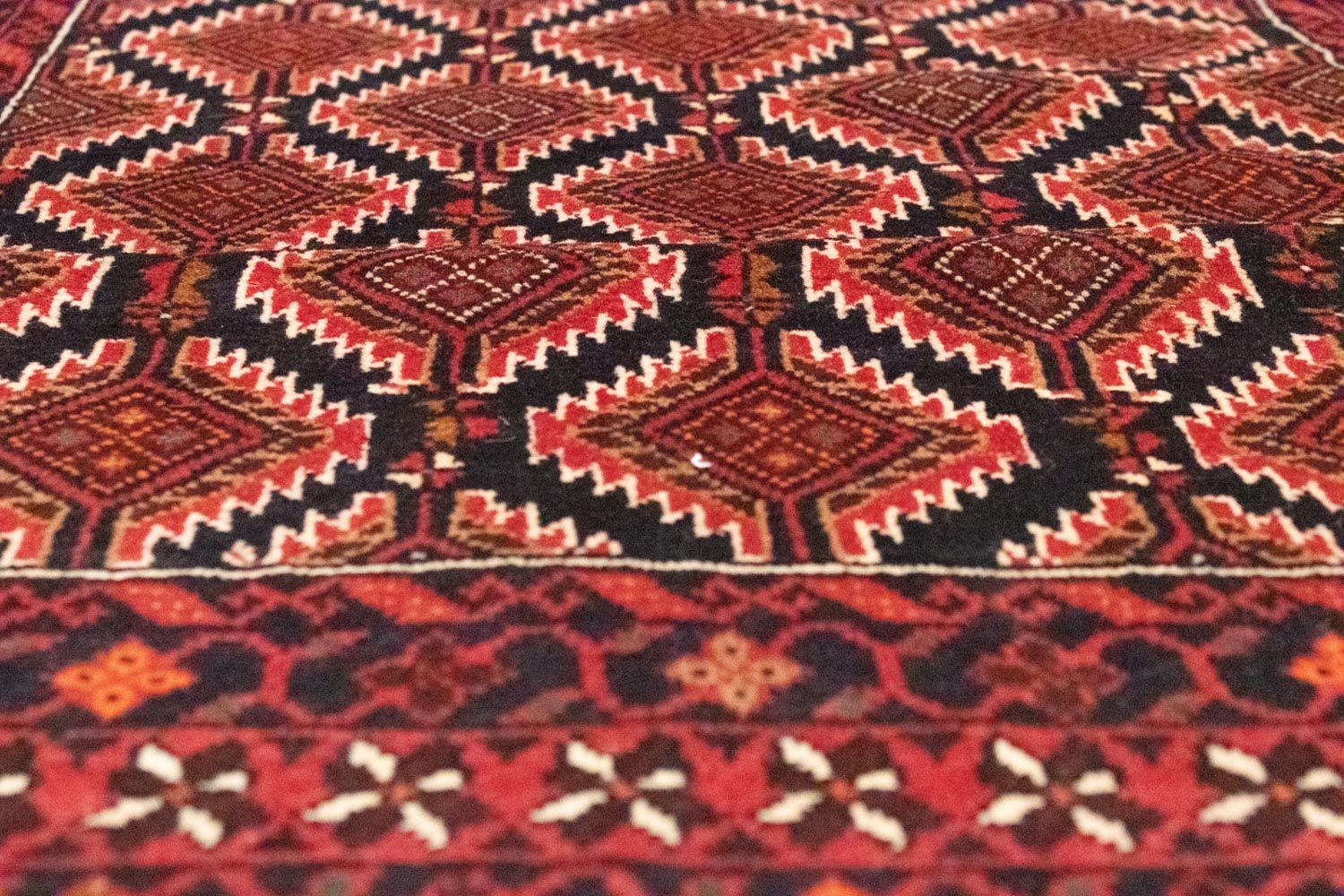 Tapis de couloir Tapis Belutsch - 185 x 102 cm - marron