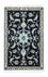 Tapis persan - Nain - 136 x 90 cm - bleu foncé