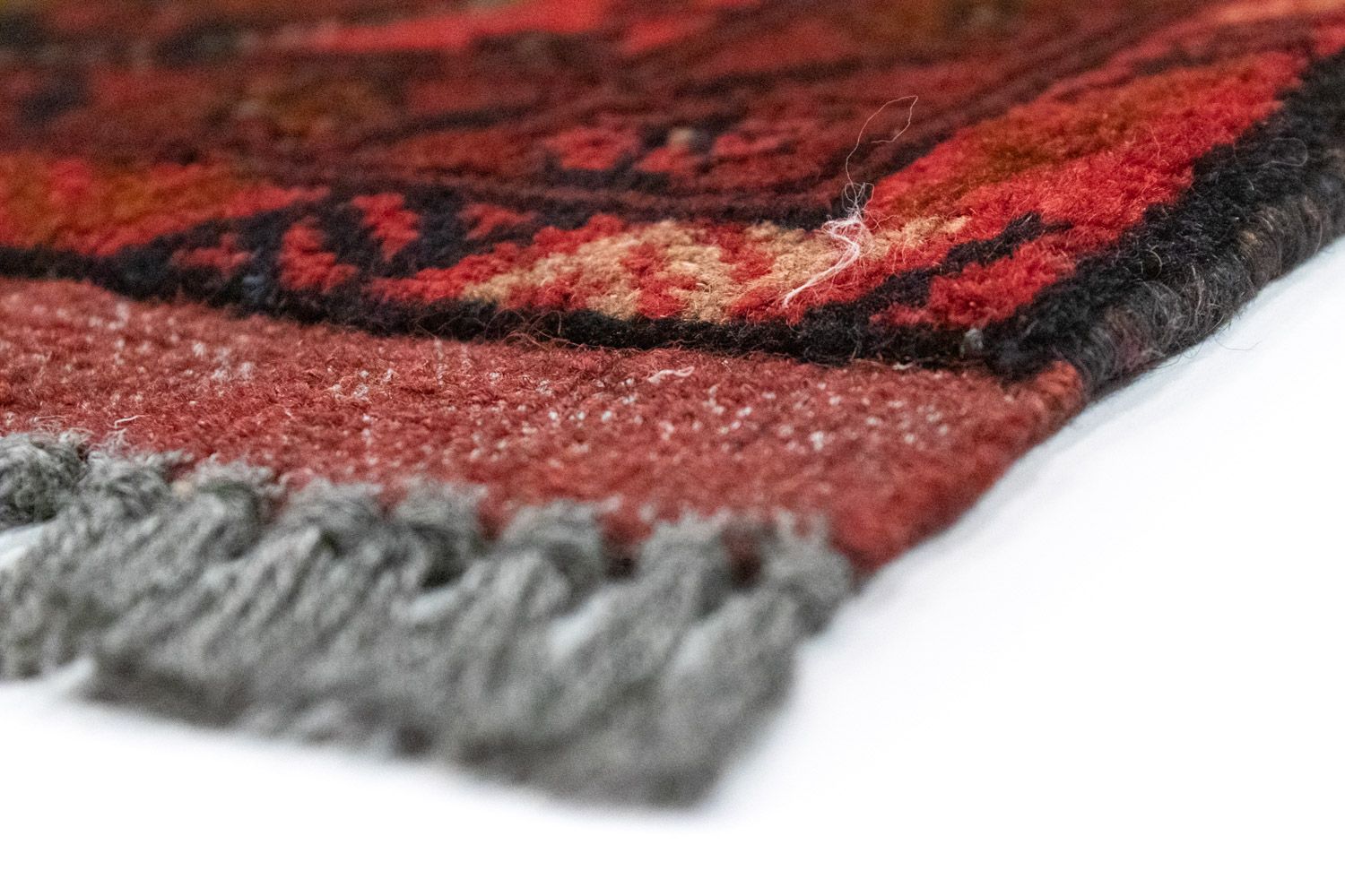 Tapis afghan - Kunduz - 150 x 100 cm - rouge