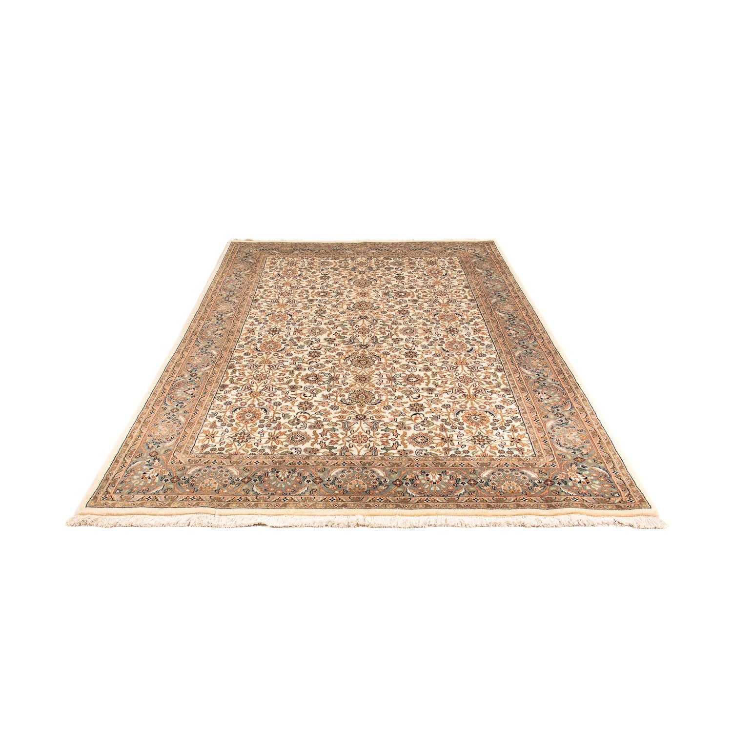 Tapis oriental - Keshan - Indus - 240 x 173 cm - beige