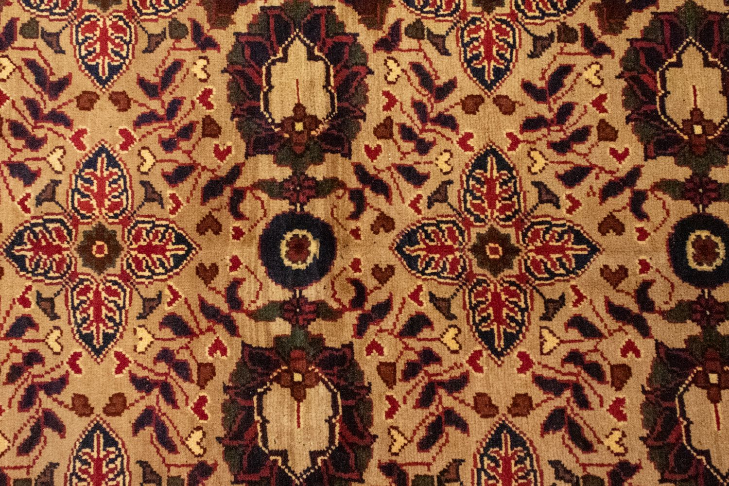 Tapis afghan - 156 x 101 cm - bleu