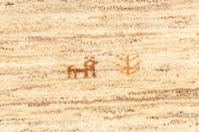 Tapis Gabbeh - Persan - 144 x 100 cm - beige