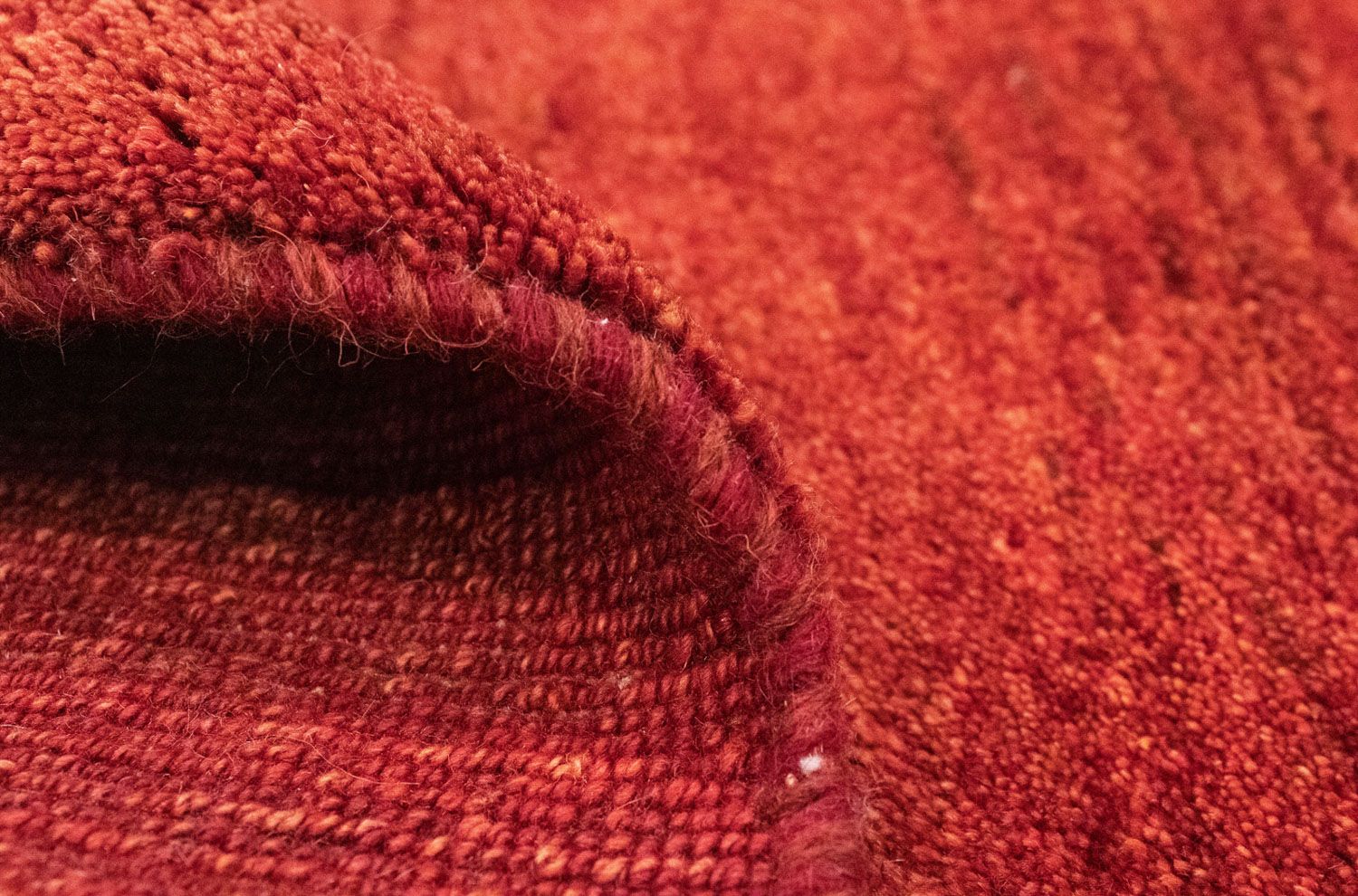 Tapis Gabbeh - Persan - 145 x 100 cm - rouge