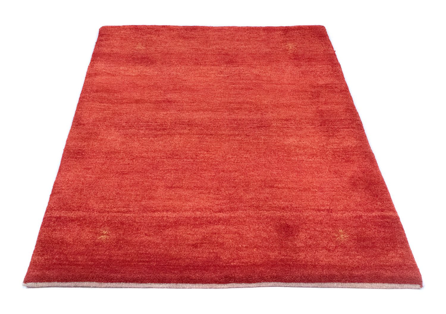 Tapis Gabbeh - Persan - 145 x 101 cm - orange