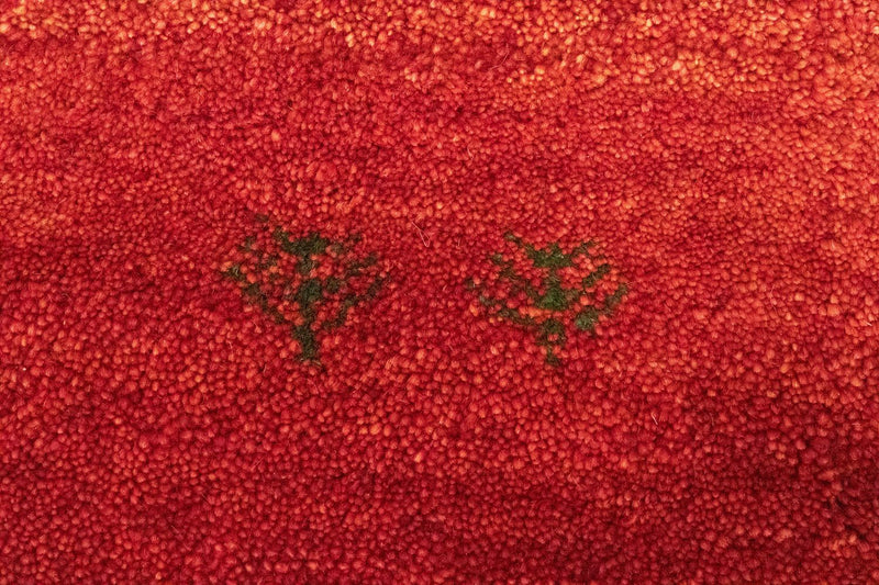 Tapis Gabbeh - Persan - 152 x 104 cm - rouge