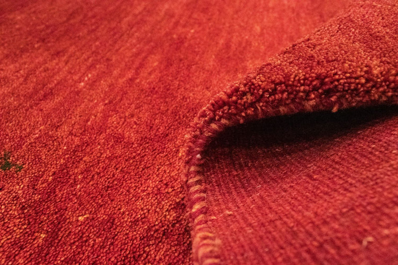 Tapis Gabbeh - Persan - 152 x 104 cm - rouge