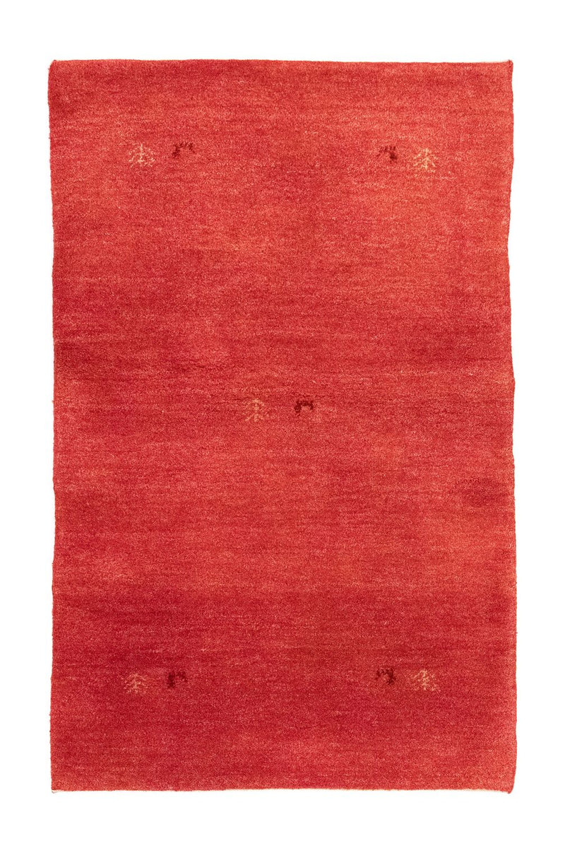 Tapis Gabbeh - Persan - 147 x 94 cm - orange
