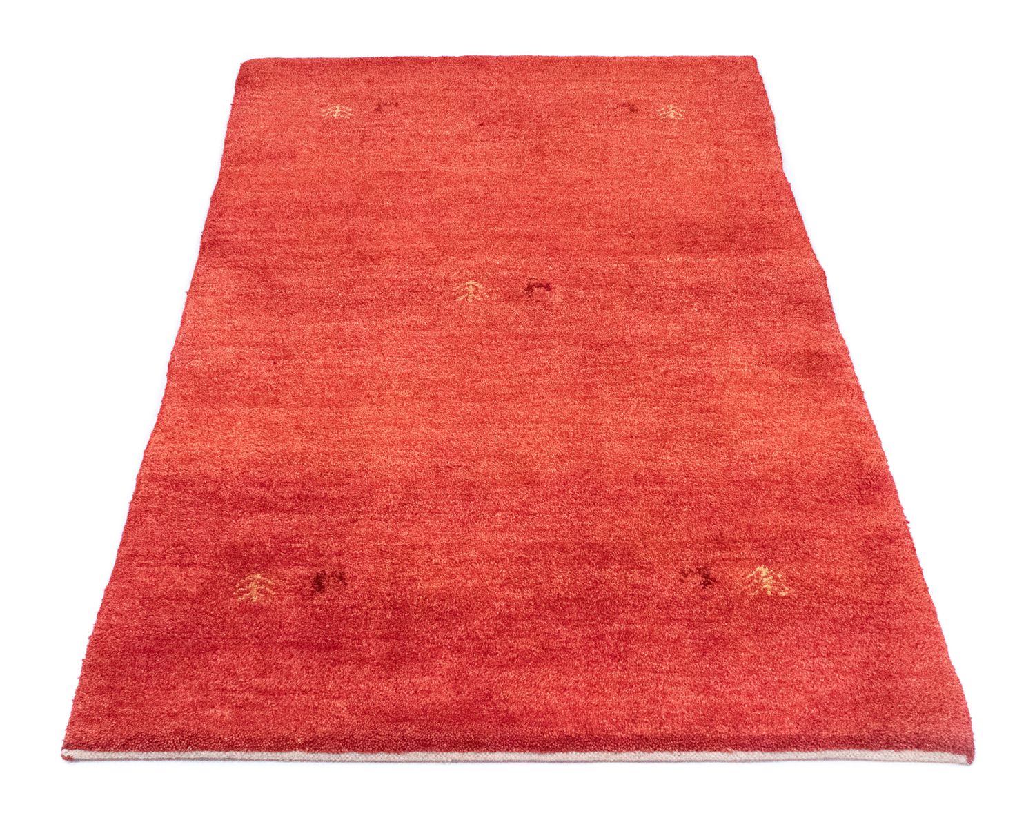 Tapis Gabbeh - Persan - 147 x 94 cm - orange