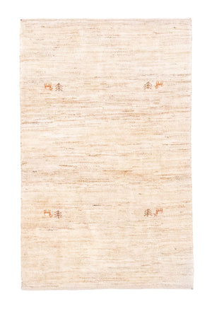 Tapis Gabbeh - Persan - 155 x 100 cm - beige