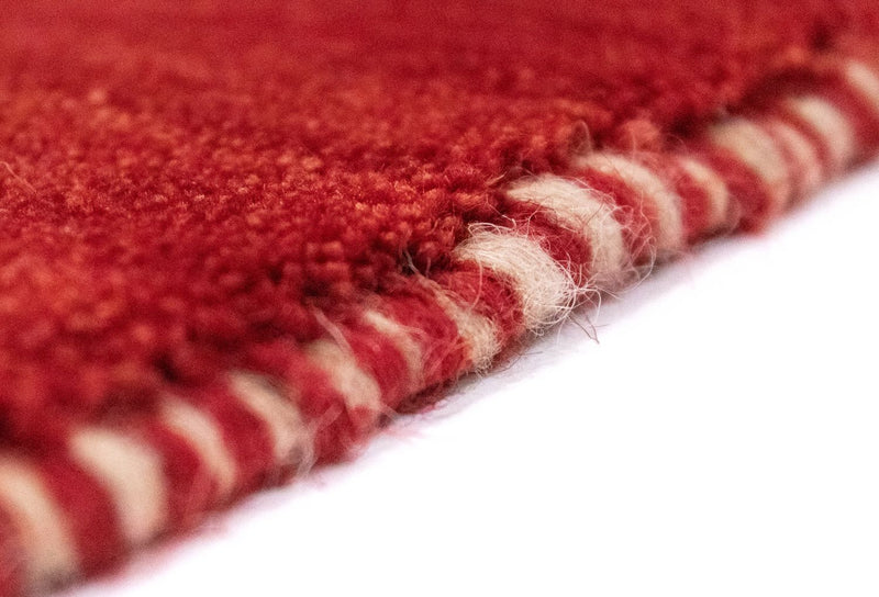 Tapis Gabbeh - Persan - 140 x 86 cm - rouge