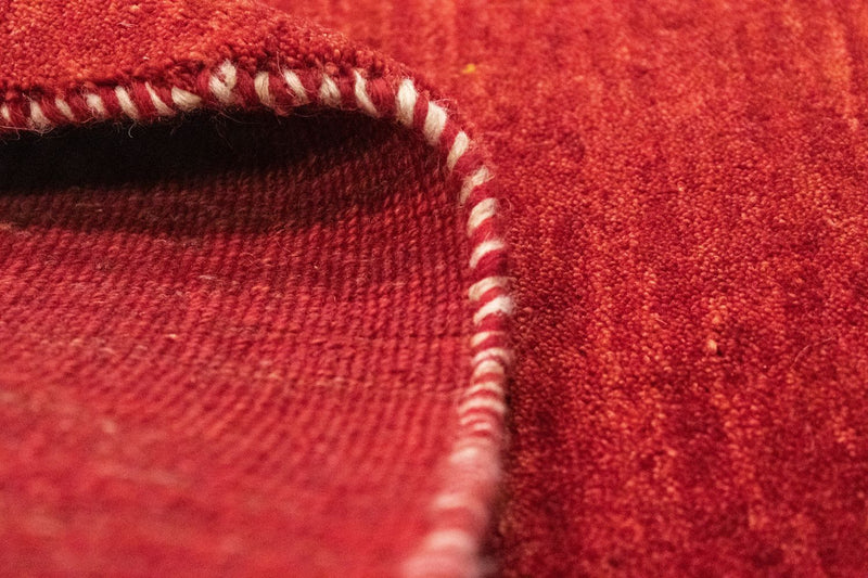 Tapis Gabbeh - Persan - 140 x 86 cm - rouge