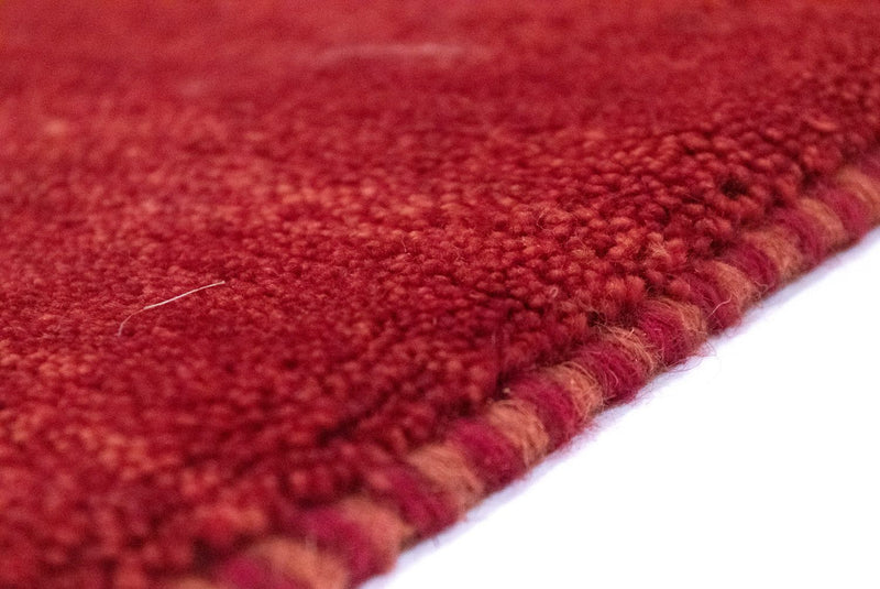 Tapis Gabbeh - Persan - 125 x 76 cm - rouge