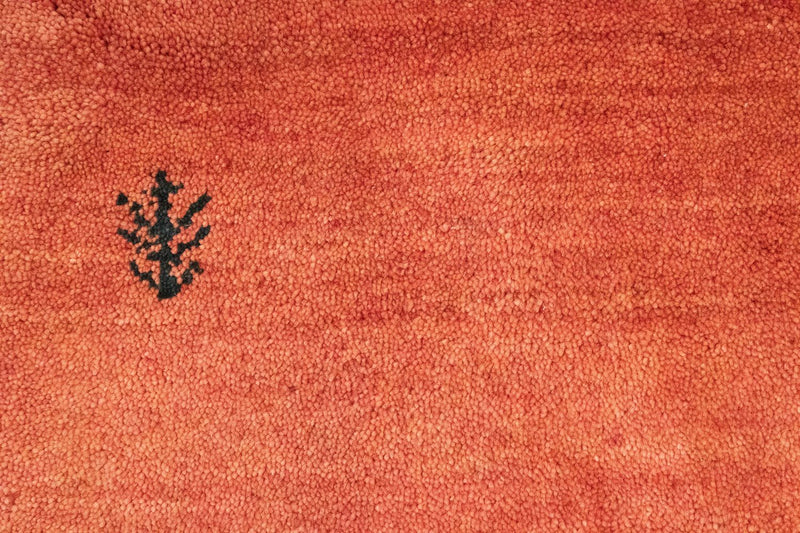 Tapis Gabbeh - Persan - 136 x 79 cm - orange