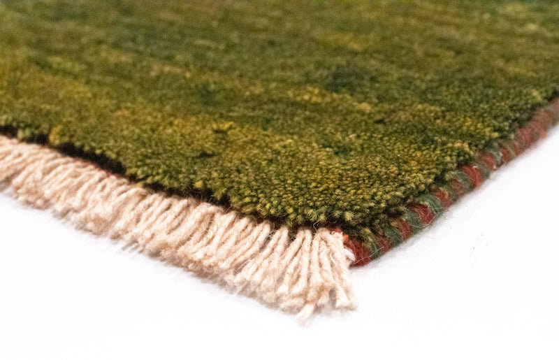 Tapis de couloir Tapis Gabbeh - Persan - 205 x 66 cm - vert