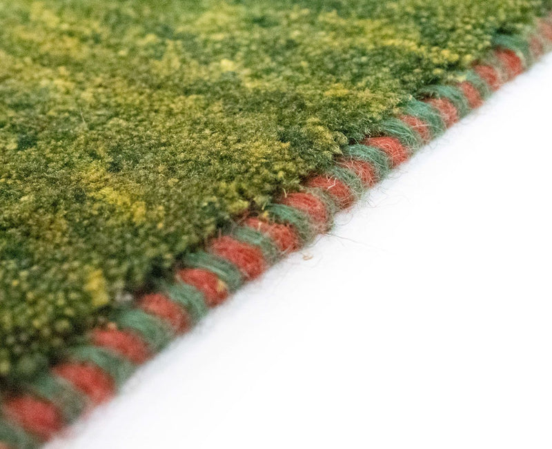 Tapis de couloir Tapis Gabbeh - Persan - 205 x 66 cm - vert