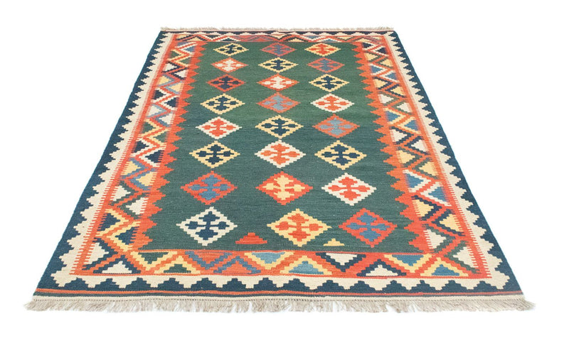 Tapis Kelim - Oriental - 217 x 148 cm - vert