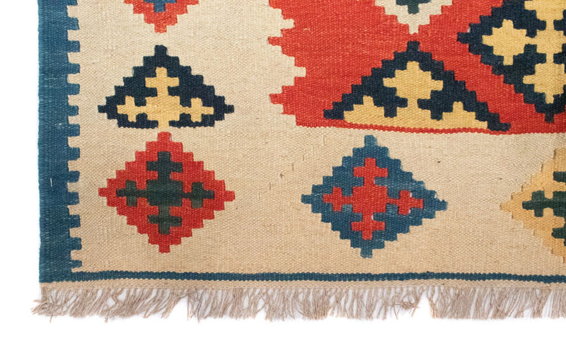 Tapis Kelim - Oriental - 200 x 148 cm - orange