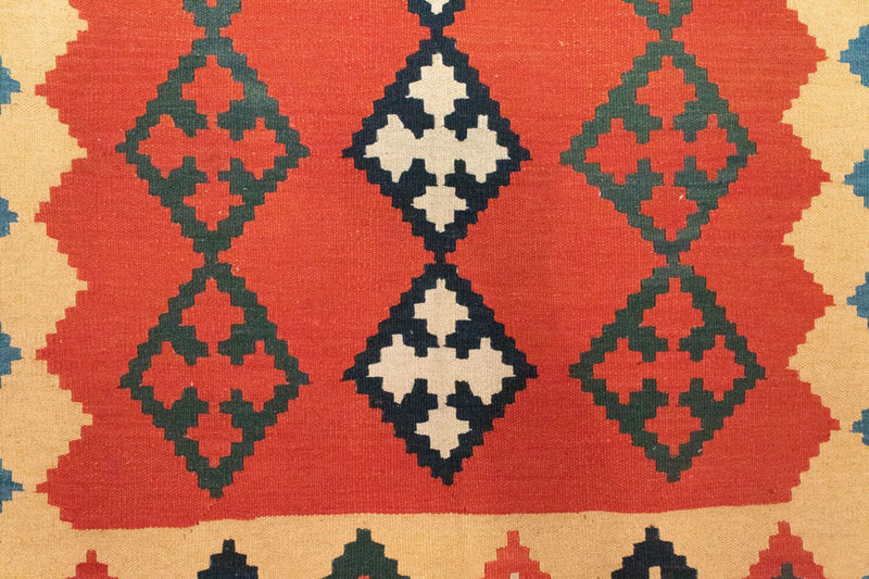 Tapis Kelim - Oriental - 200 x 150 cm - orange