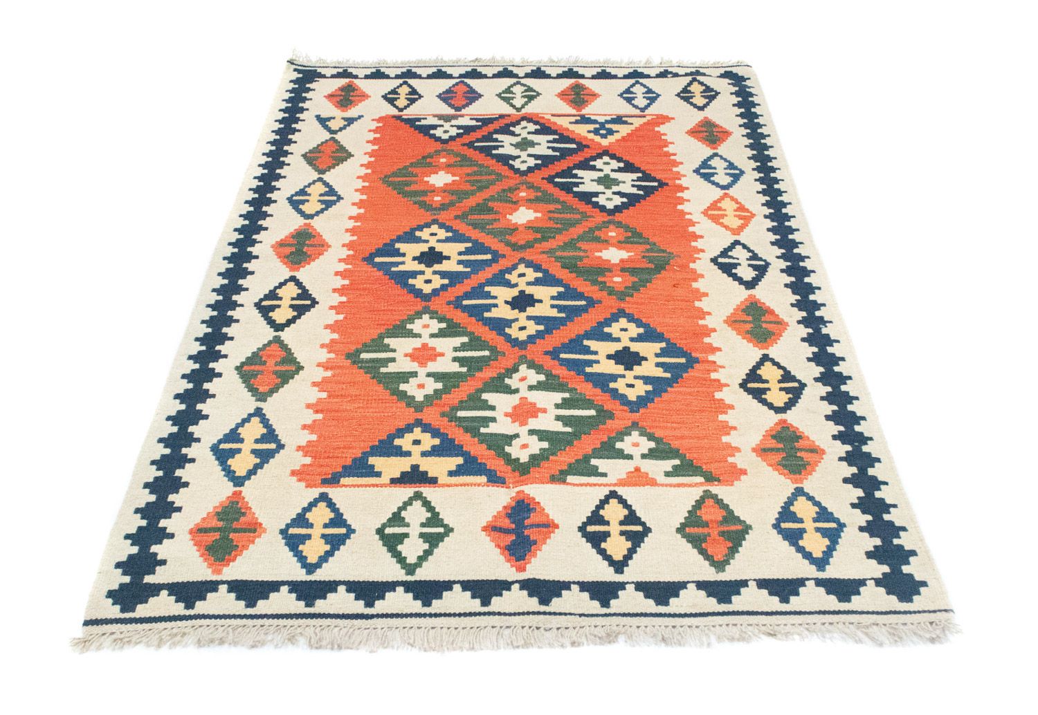 Tapis Kelim - Oriental - 185 x 122 cm - orange