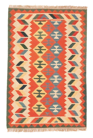 Tapis Kelim - Oriental - 184 x 120 cm - orange