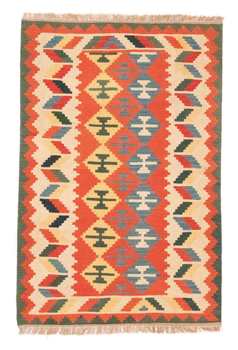 Tapis Kelim - Oriental - 184 x 120 cm - orange