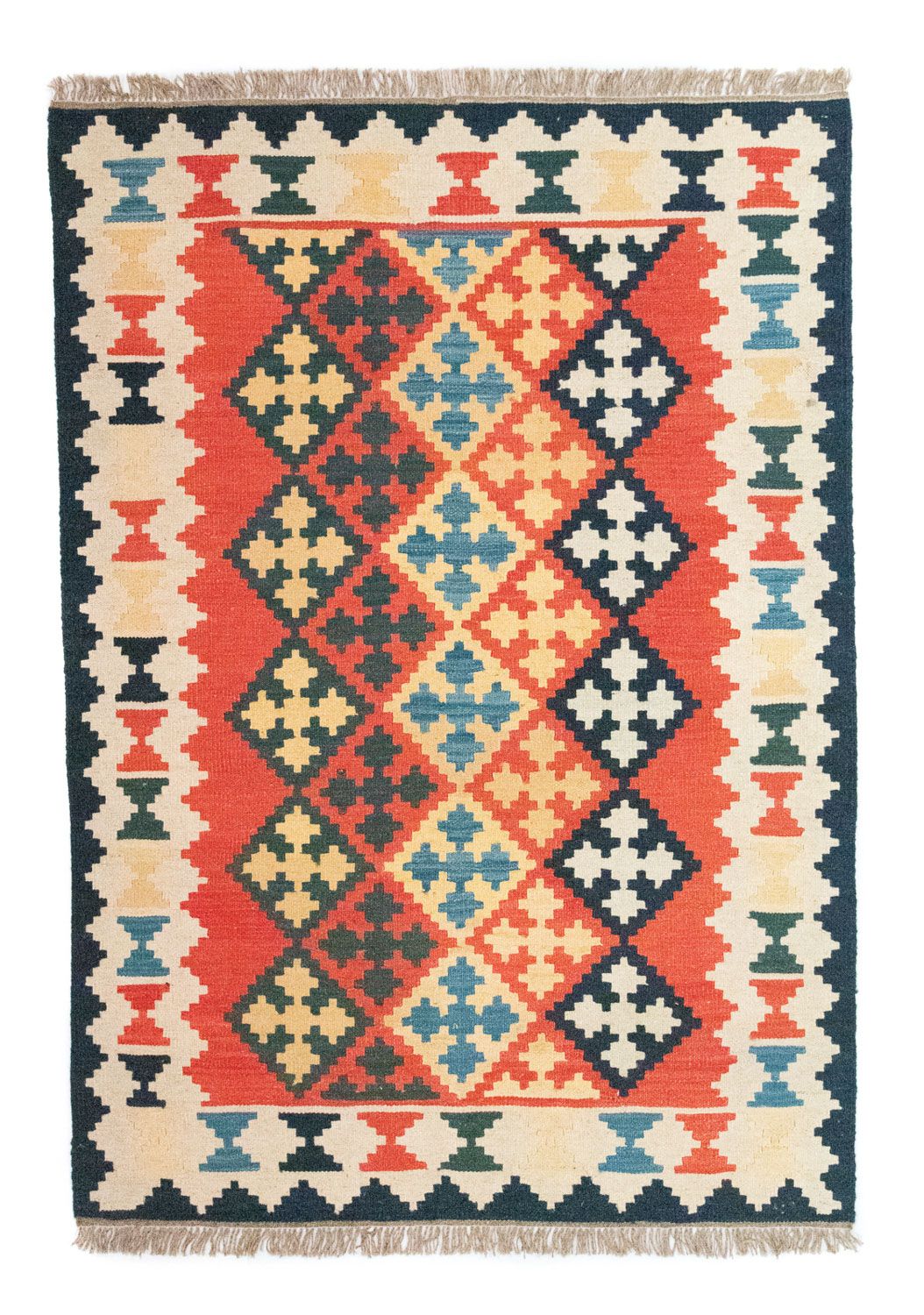Tapis Kelim - Oriental - 180 x 125 cm - orange