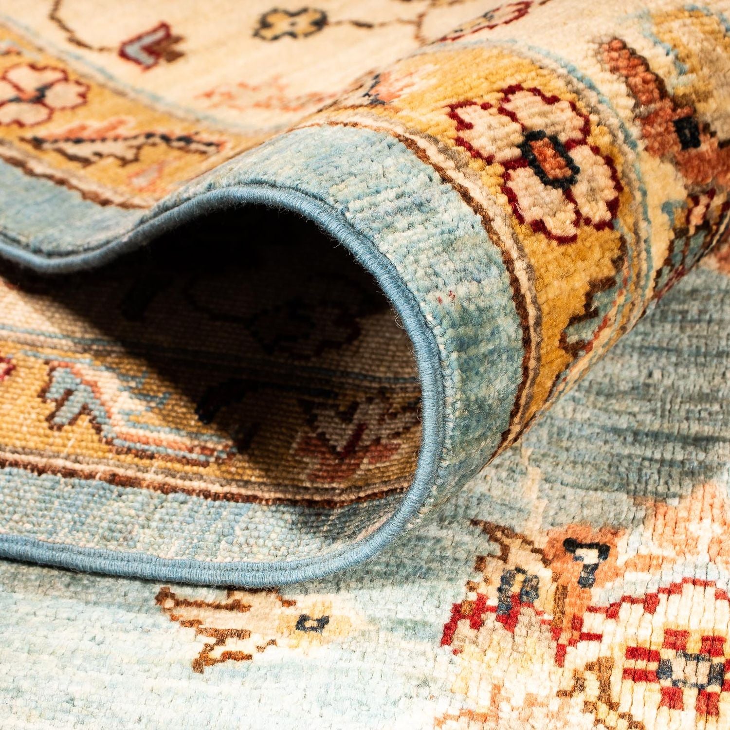 Tapis Ziegler - 301 x 208 cm - bleu clair