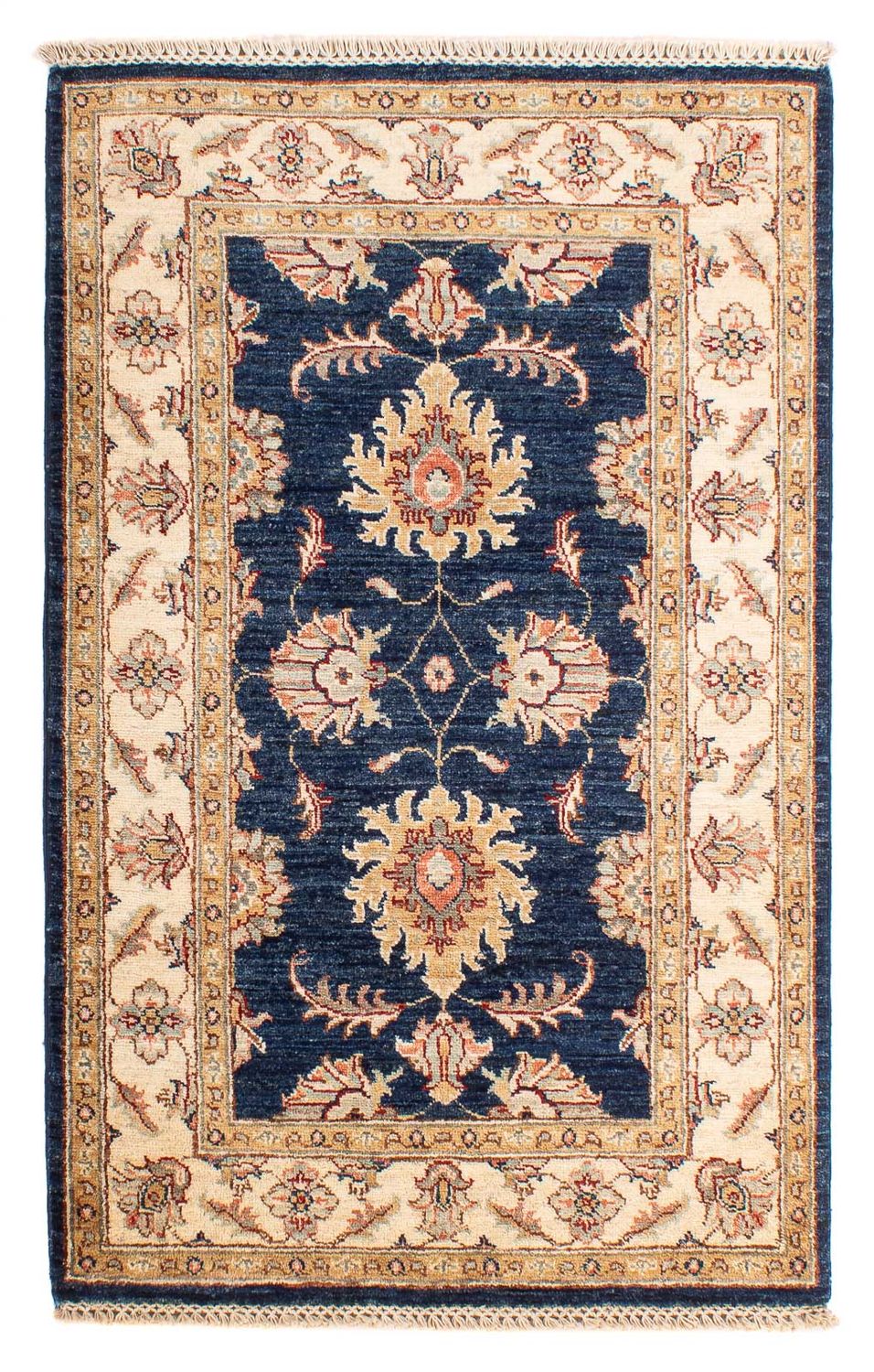 Tapis Ziegler - 124 x 79 cm - bleu foncé