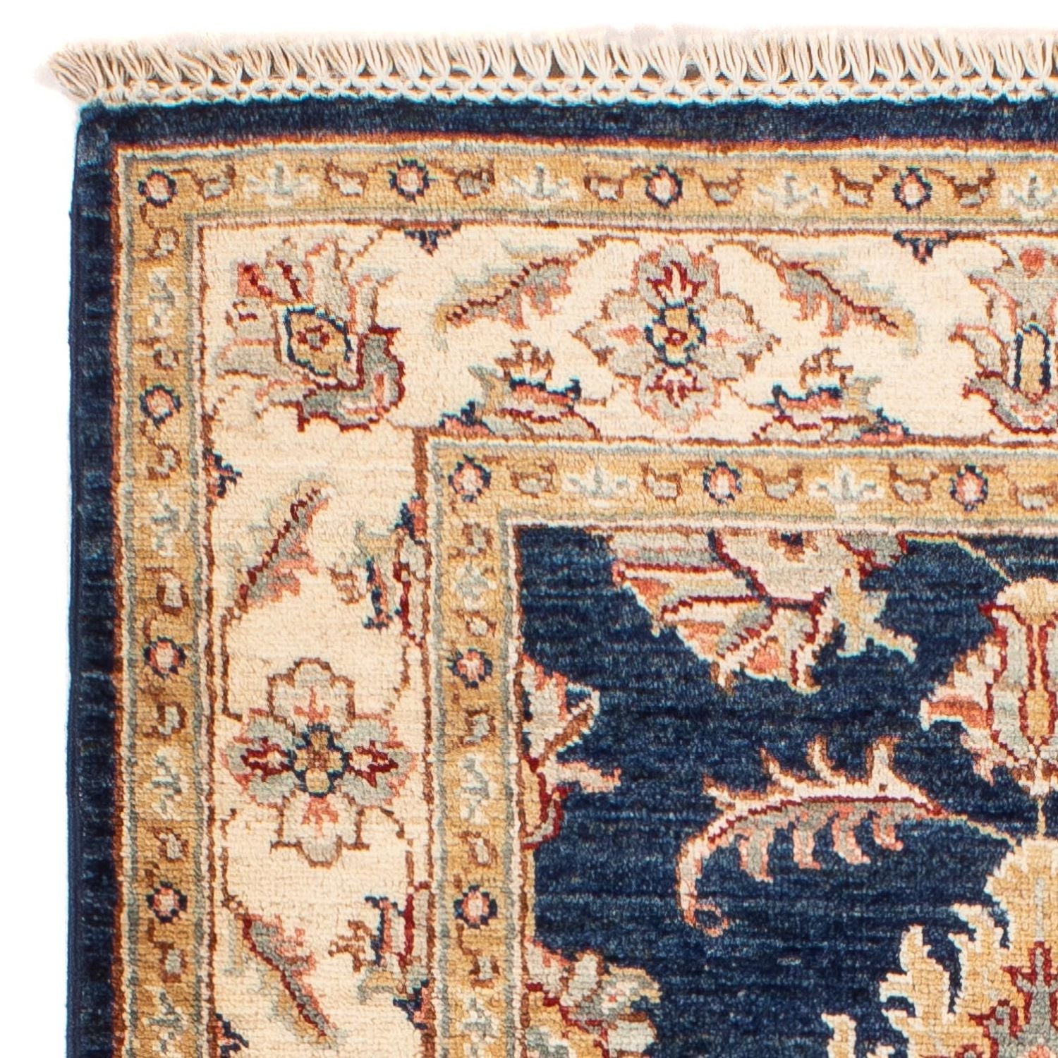 Tapis Ziegler - 124 x 79 cm - bleu foncé