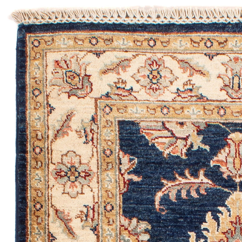 Tapis Ziegler - 124 x 79 cm - bleu foncé