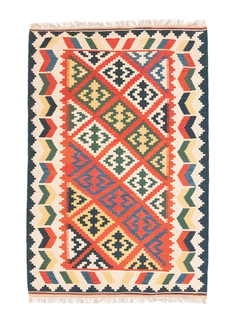 Tapis Kelim - Oriental - 185 x 125 cm - orange