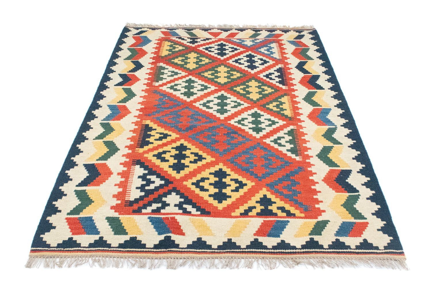 Tapis Kelim - Oriental - 185 x 125 cm - orange
