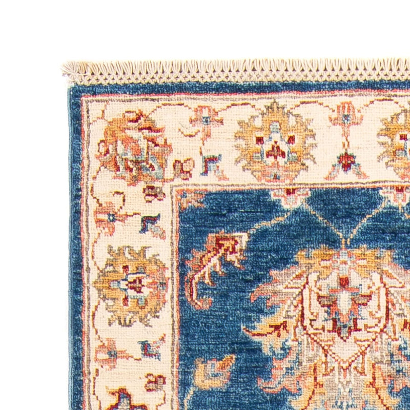 Tapis de couloir Tapis Ziegler - 185 x 63 cm - bleu foncé