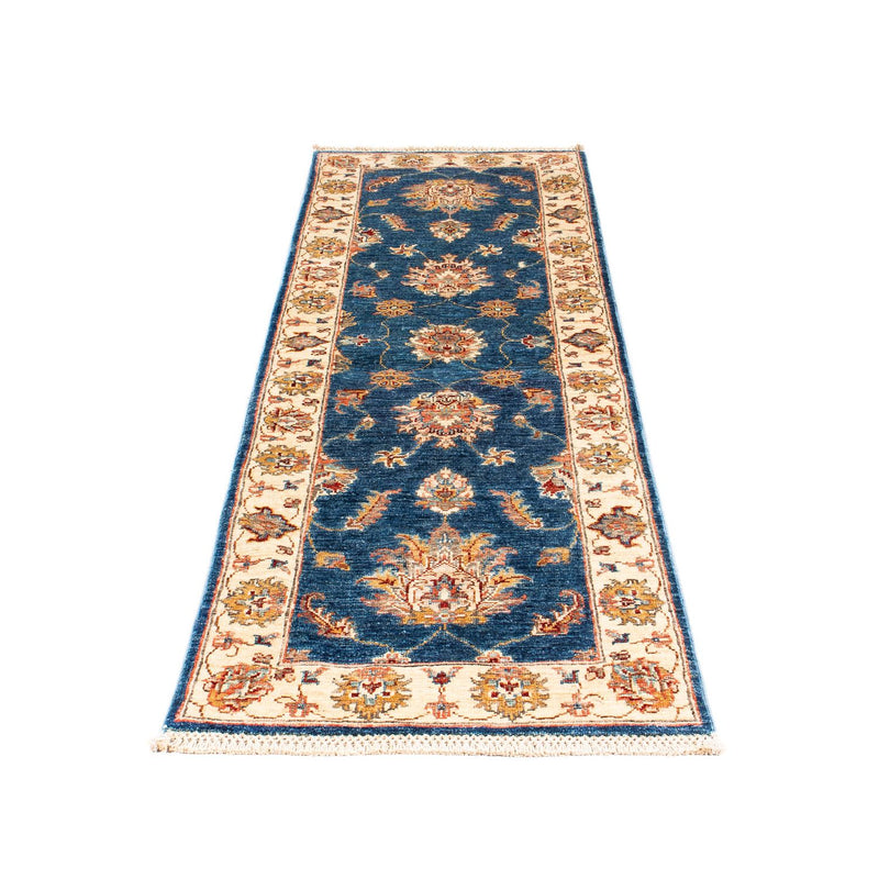 Tapis de couloir Tapis Ziegler - 185 x 63 cm - bleu foncé