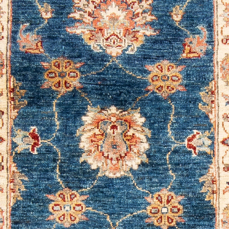 Tapis de couloir Tapis Ziegler - 186 x 59 cm - bleu foncé
