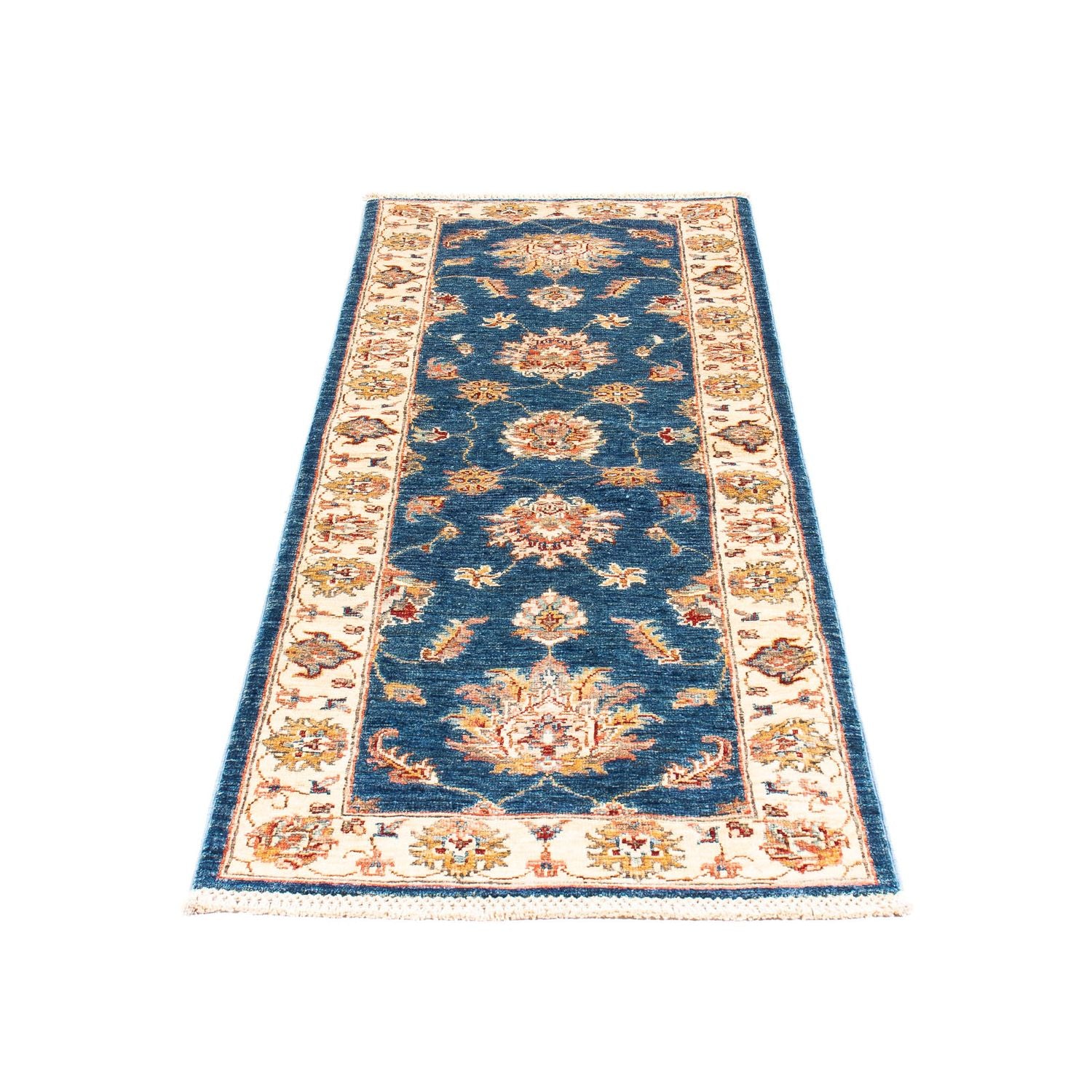 Tapis de couloir Tapis Ziegler - 186 x 59 cm - bleu foncé
