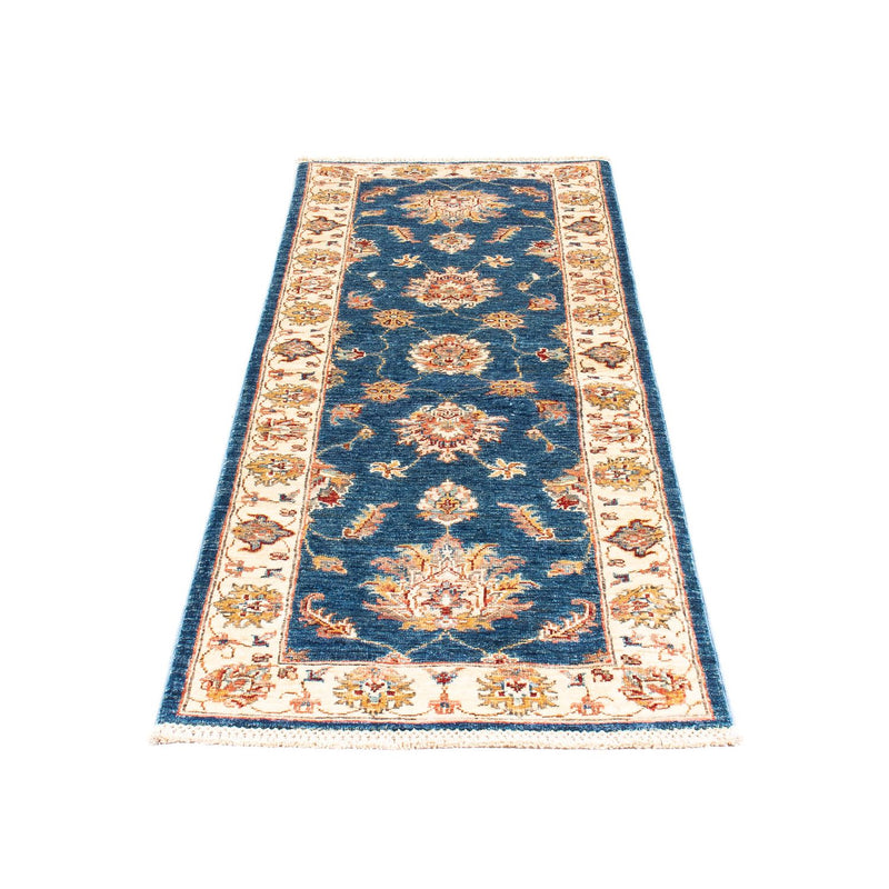 Tapis de couloir Tapis Ziegler - 186 x 59 cm - bleu foncé