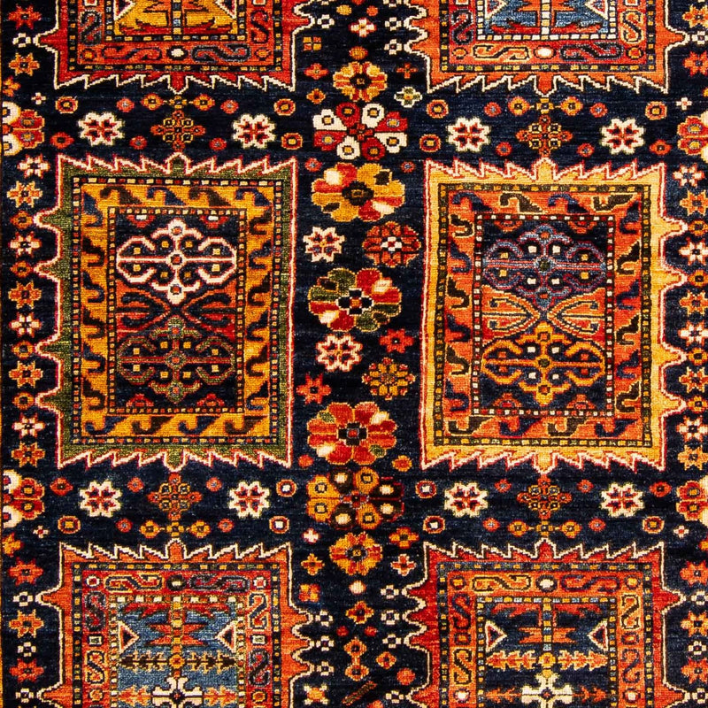 Tapis afghan - 244 x 170 cm - bleu foncé