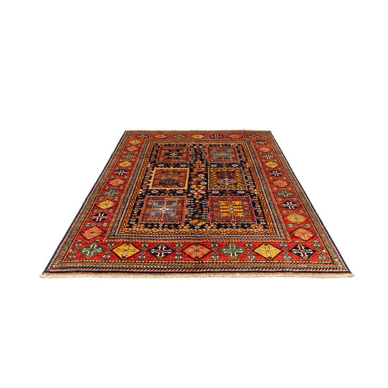 Tapis afghan - 244 x 170 cm - bleu foncé