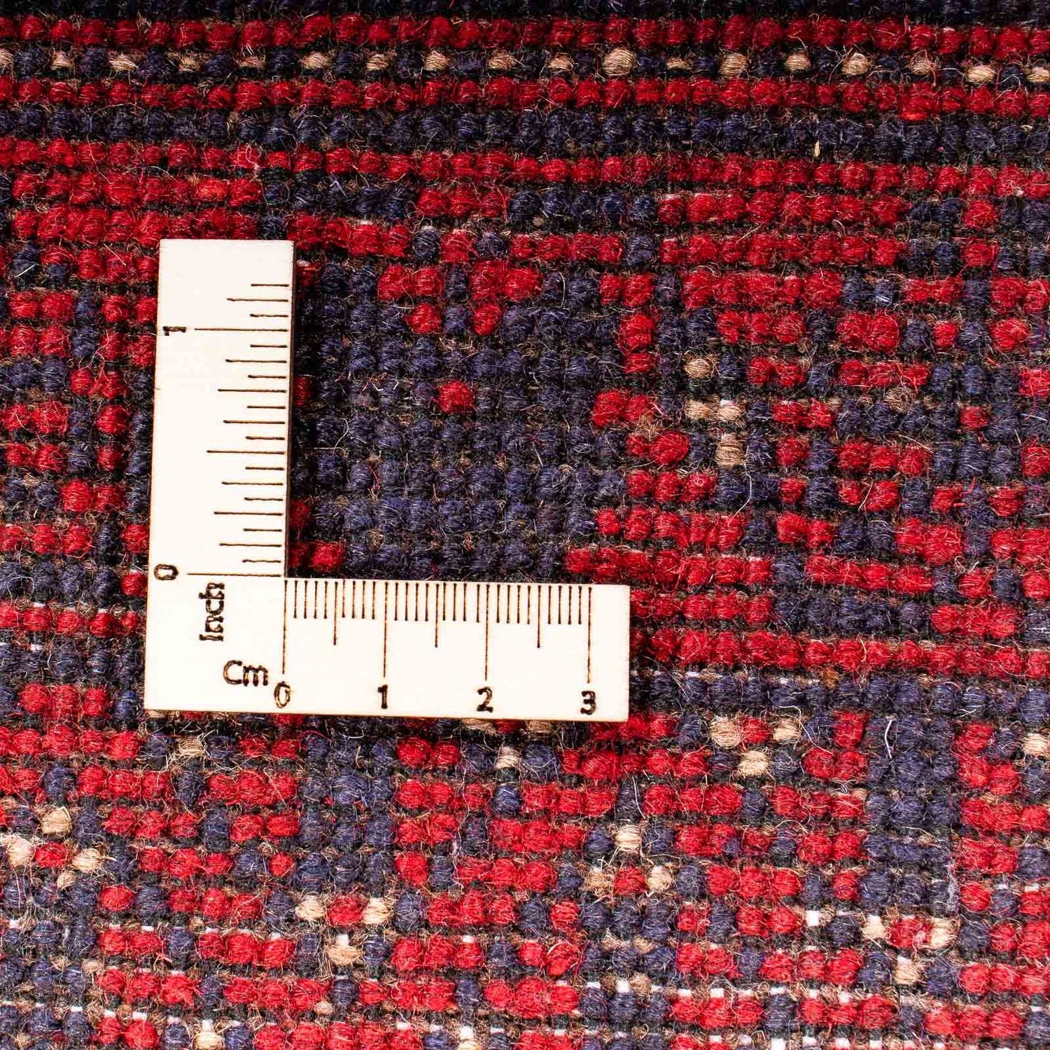 Tapis afghan - Kunduz - 199 x 126 cm - rouge foncé