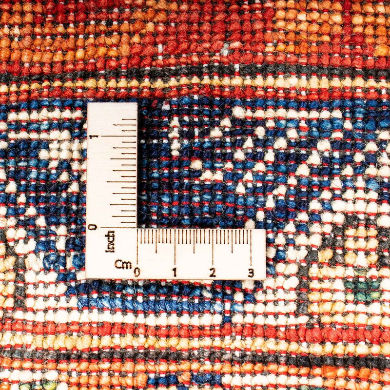 Tapis afghan - 185 x 122 cm - bleu foncé