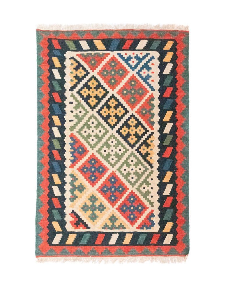 Tapis Kelim - Oriental - 150 x 104 cm - orange