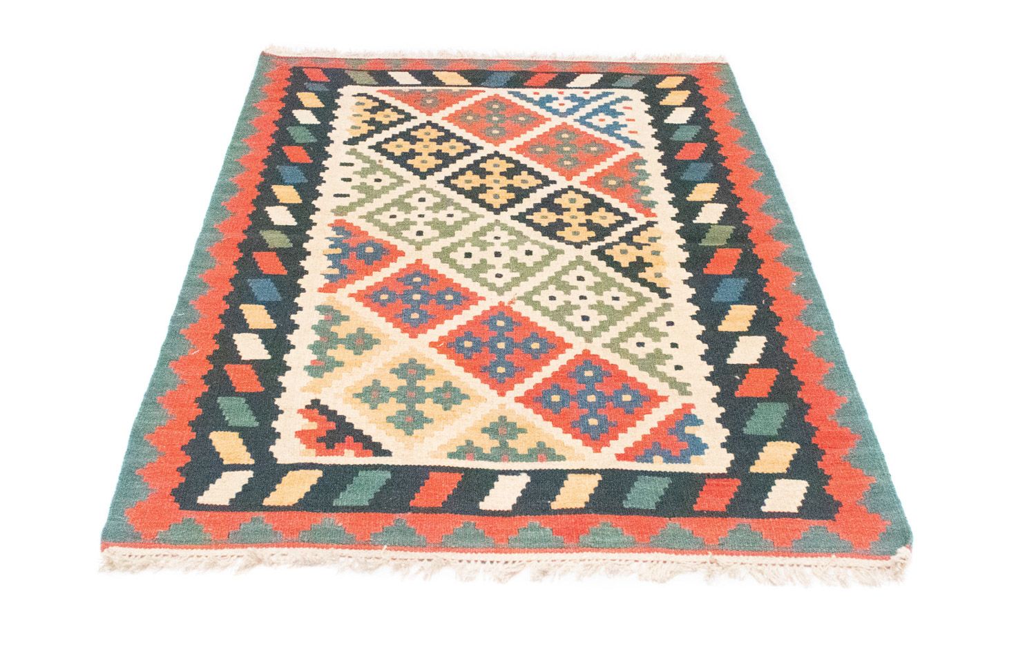 Tapis Kelim - Oriental - 150 x 104 cm - orange