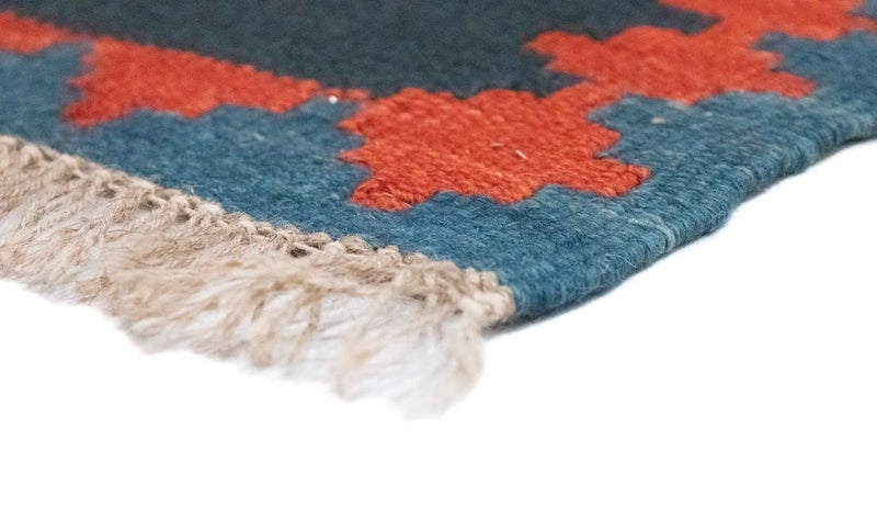 Tapis Kelim - Oriental - 144 x 110 cm - bleu