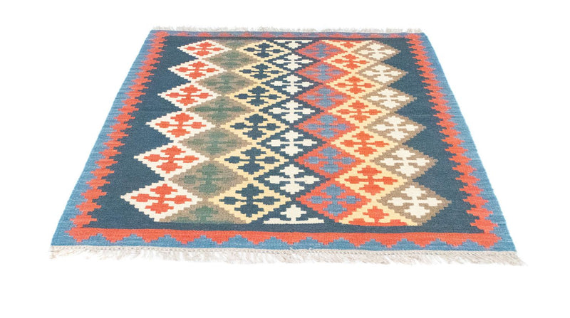 Tapis Kelim - Oriental - 144 x 110 cm - bleu